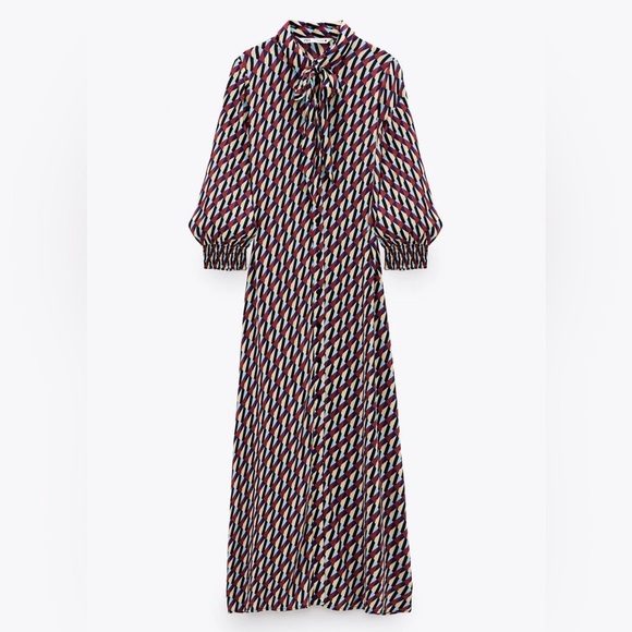 ๐ฆ Bloggers Favorite ๐ฆ 
Zara Print Dress Size M 4786/258 - Picture 14 of 16